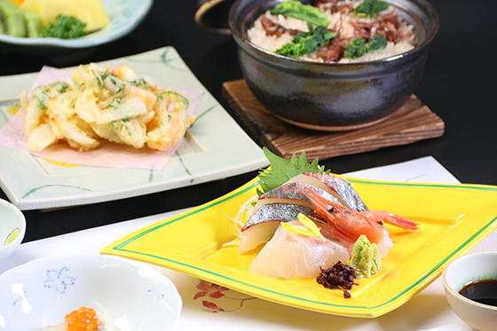 旬の釜飯御膳